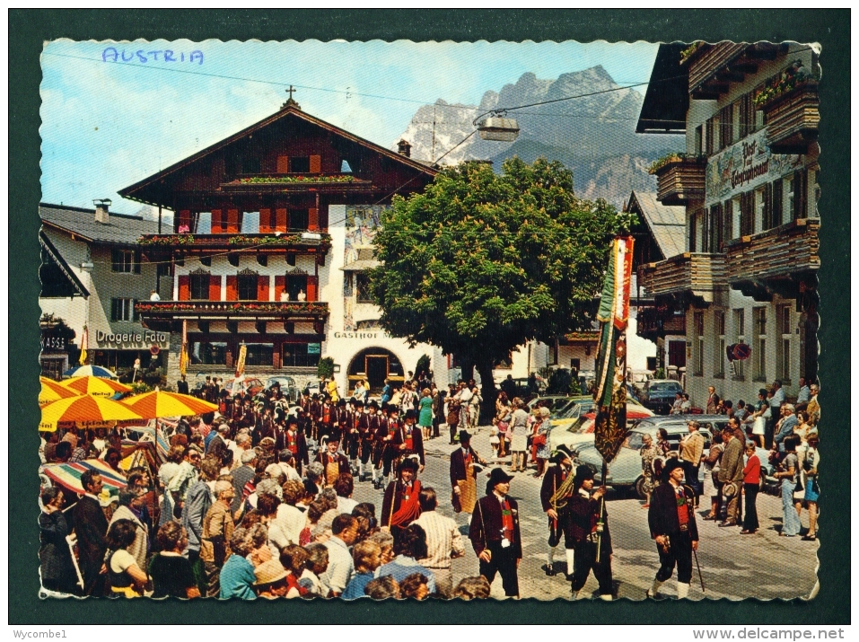 AUSTRIA  -  St Johann Am Wilden Kaiser  Used Postcard Mailed To The UK As Scans - St. Johann In Tirol