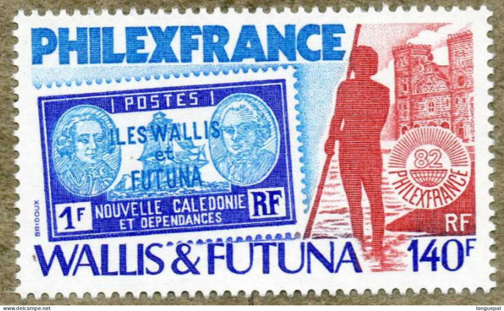 WALLIS Et FUTUNA  : "PHILEXFRANCE'82" - Exposition Philatélique à Paris - Timbre Sur Timbre - Neufs