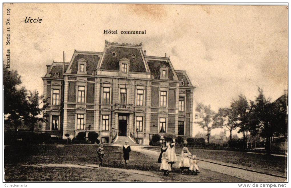 BRABANT 5 CP UkkelChâteau St Marie '12 Av Foestraels  Chaussée D'Alsemberg Av Wolvandaerl Hôtel Communal Nels 11 N°119 - Ukkel - Uccle