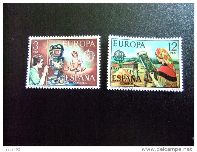 España Spain Espagne 1976 - EUROPA (encaje Y Jarron Talavera) -EUROPA - Edifil Nº 2316/2317 ** Yvert Nº 1961/1962 ** MNH - Nuevos