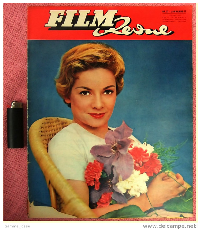 "Film Revue"  Magda Schneider Von Allen Geliebt  -  Jean Marais Dreht "Des Königs Bester Mann"  -  Nr. 21 Von 1957 - Magazines