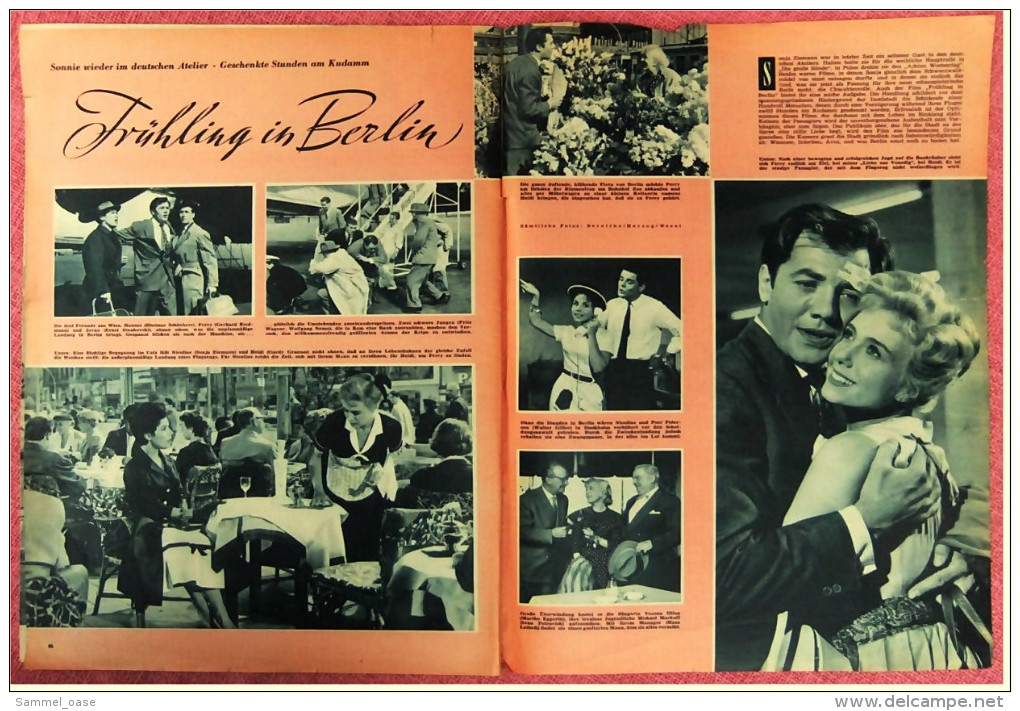 "Film Revue"  Magda Schneider Von Allen Geliebt  -  Jean Marais Dreht "Des Königs Bester Mann"  -  Nr. 21 Von 1957 - Magazines