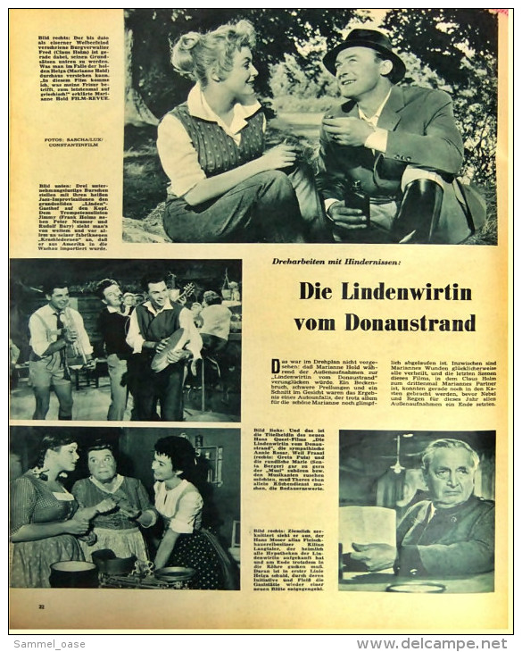 "Film Revue"  Musikfilm "Die Stadt Meiner Träume"  -  Stars Mit Stundenlohn   -  Nr. 24 Von 1957 - Magazines