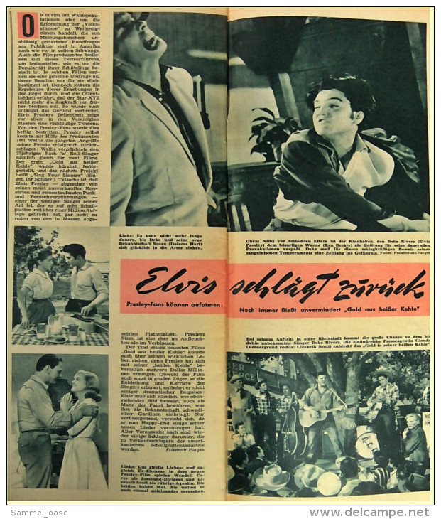 "Film Revue"  Musikfilm "Die Stadt Meiner Träume"  -  Stars Mit Stundenlohn   -  Nr. 24 Von 1957 - Magazines
