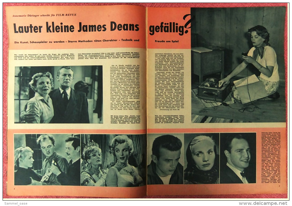 "Film Revue"  Lauter Kleine James Dean Gefällig?  -  Nachtschwester Ingeborg  -  Nr. 3 Von 1958 - Magazines