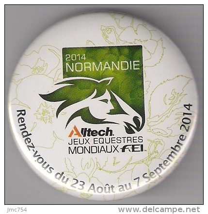 Badge.  Cheval.  Jeux Equestres Mondiaux 2014 En Normandie. - Equitation