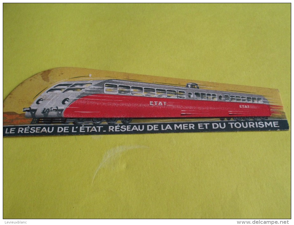 Le Réseau De L'Etat/Réseau De La Mer Et Du Tourisme /Train/ Vers 1945 ?      VP660 - Marque-Pages