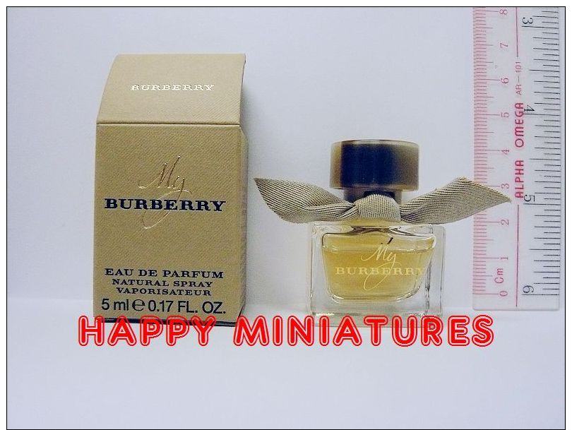 BURBERRY - My Burberry EDP 5ml Mini Perfume MINIATURE 2014 - Miniatures Femmes (avec Boite)