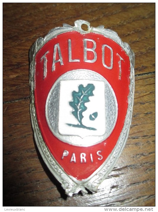 Plaque De Marque De Vélo/ TALBOT/ Vers 1950-1960     AC104 - Autres & Non Classés