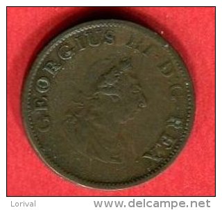 IRLANDE 1/2 PENNY 1805 (KM147) TB+10 - Irlande