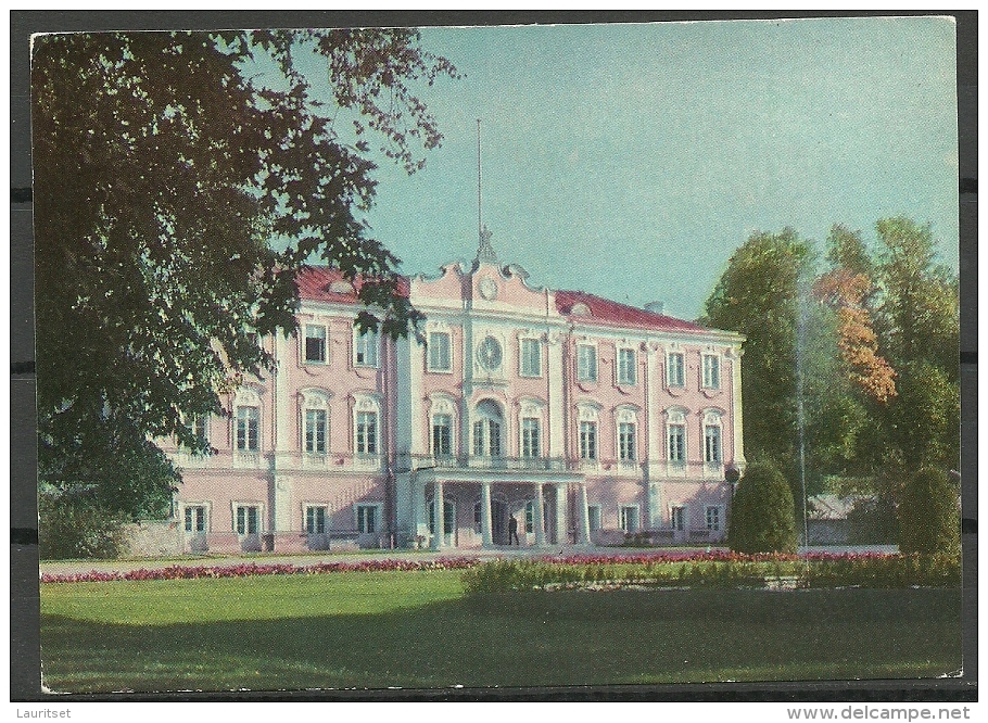 Estland Estonia 1971 Ansichtskarte Tallinn Reval Schloss Palace Katharinenhof Kadriorg Prestamped 3 Kop 1966 - Estland