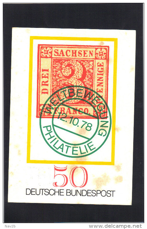 Allemagne , République Fédérale . Entier Carte Postale Illustrée Expo Philatélique . Essen 1978. - Cartes Postales - Oblitérées