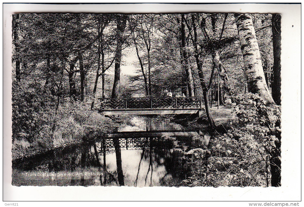 5210 TROISDORF, Burgweiher, Am Rathaus - Troisdorf