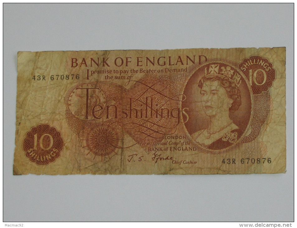 10 Ten Shilling   - GRANDE-BRETAGNE - Great Britain  **** ACHAT IMMEDIAT *** - 10 Schilling