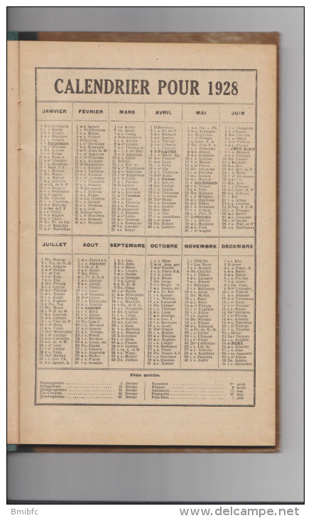 Top Pour Cet Agenda 1928 Offert Par La Gde Pharmacie BRUANT à DIJON  (211 Pages) - Grand Format : 1921-40