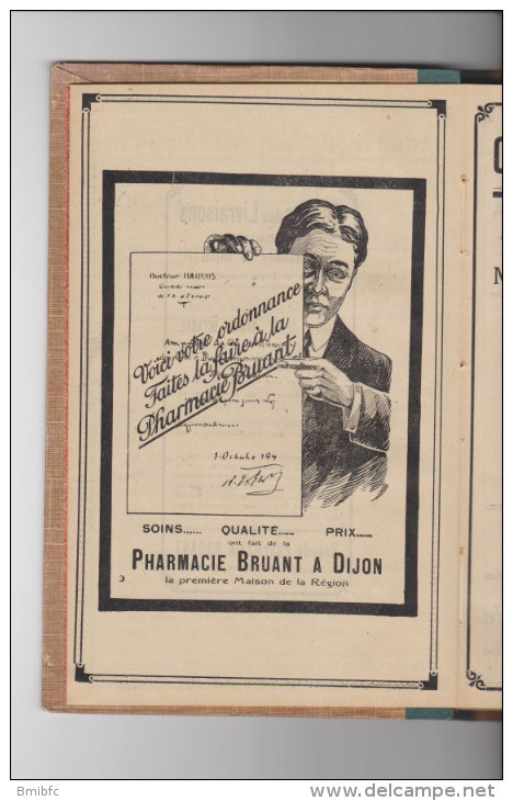 Top Pour Cet Agenda 1928 Offert Par La Gde Pharmacie BRUANT à DIJON  (211 Pages) - Grand Format : 1921-40