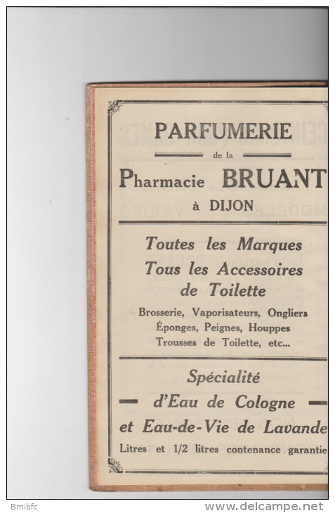 Top Pour Cet Agenda 1931 Offert Par La Grande Pharmacie BRUANT - PAPET Successeur  à DIJON  (211 Pages) - Tamaño Grande : 1921-40