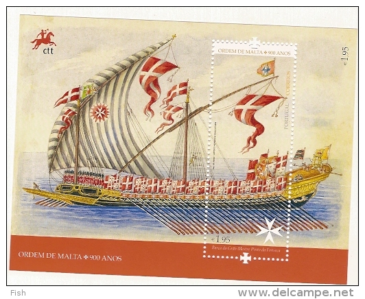 Portugal ** & 900 Anos Da Ordem De Malta, Barca Do Grão Mestre Pinto Da Fonseca 2013 - Unused Stamps