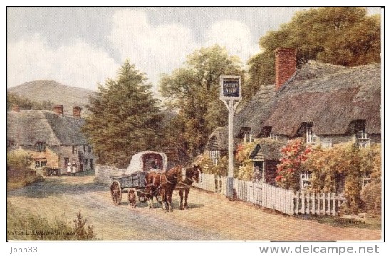 A. R. Quinton  -  Outside The Castle Inn At West Lulworth In Dorset   -   2823 - Quinton, AR