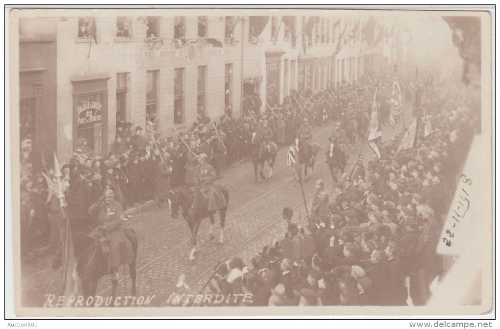 22804g GUERRE 14 - 18 - LIBERATION à JETTE - 22-1-1918 - Carte Photo - Jette