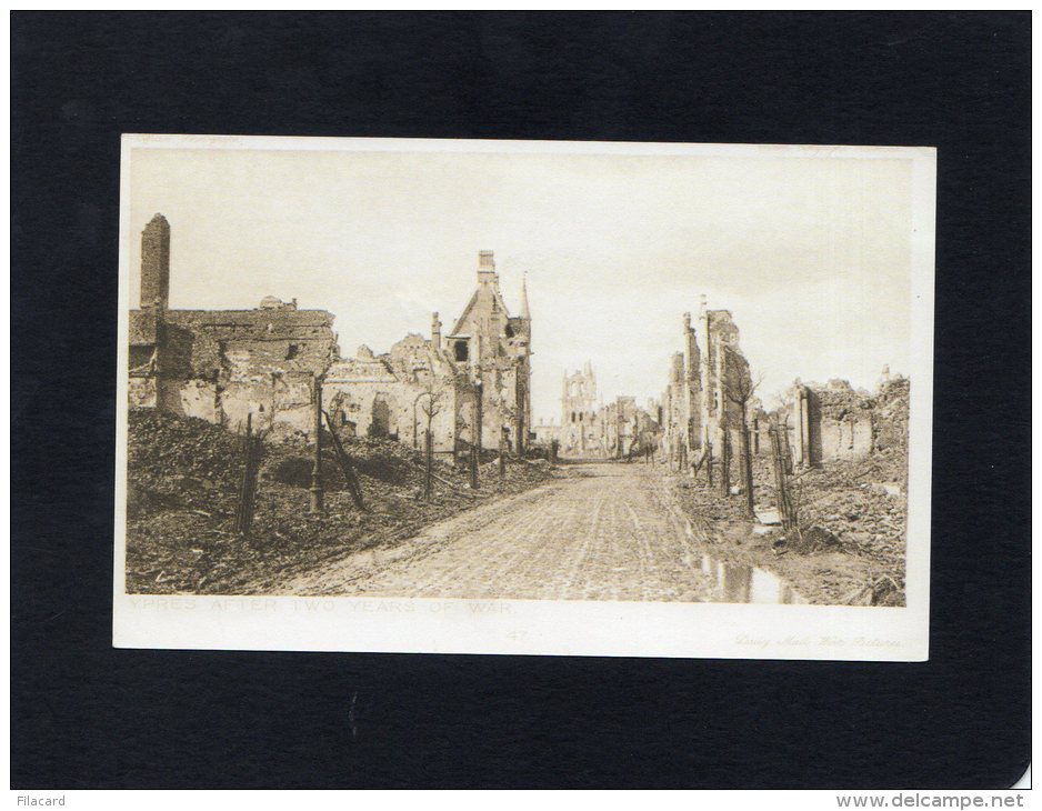 48904   Belgio,  Ypres  After  Two  Years Of  War,  NV - Ieper