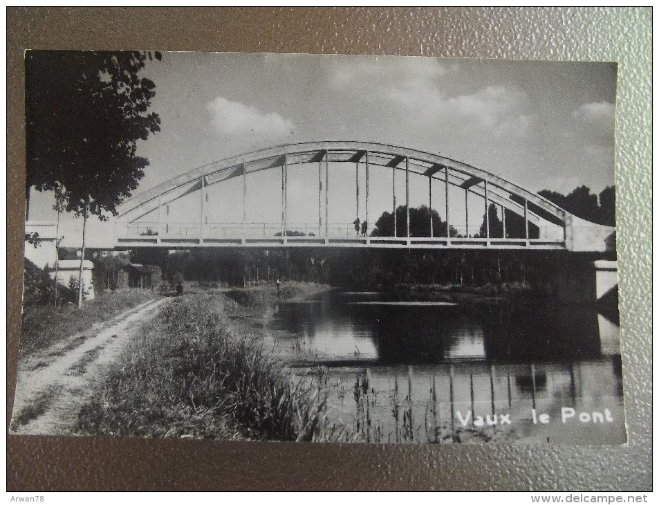 Carte Photo Vaux Le Pont Recto Verso - Autres & Non Classés