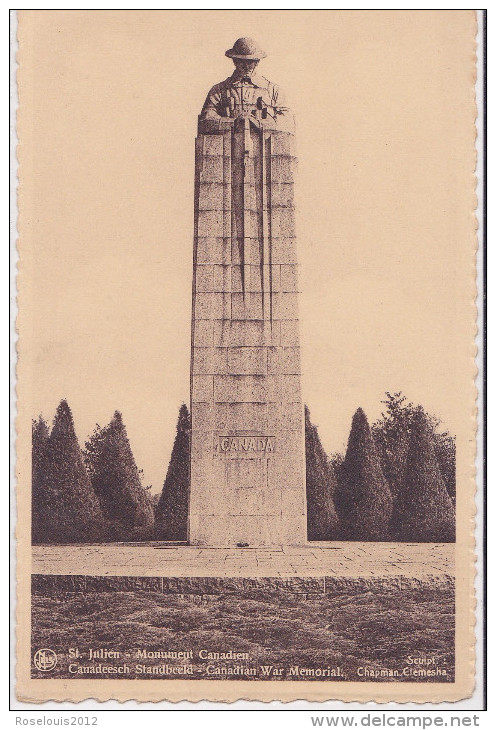 LANGEMARK / ST-JULIEN = Monument Canadien - Langemark-Poelkapelle