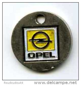 JETON DE CADDIE - METAL - OPEL - MORLAIX - Jetons De Caddies