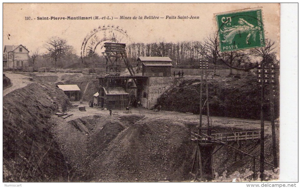 St-Pierre-Montlimart.. Animée.. Mines De La Bellière.. Puits St-Jean.. Mines D'Or.. Mines.. Carrières.. Puits - Sonstige & Ohne Zuordnung