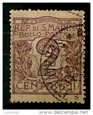 Timbres - Saint-Marin - 1903 - 2c. - - Oblitérés