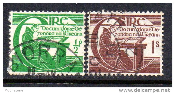 Ireland 1944 Michael O'Cleary Set Of 2, Fine Used - Gebruikt