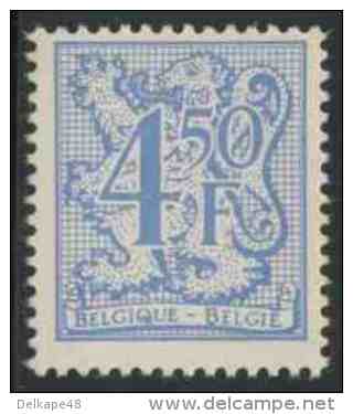 Belgie Belgique Belgium 1977 Mi 1891 ** Belgian Lion / Wertzahl über Heraldischem Löwen - Neuer Heraldischer Löwe - Postzegels