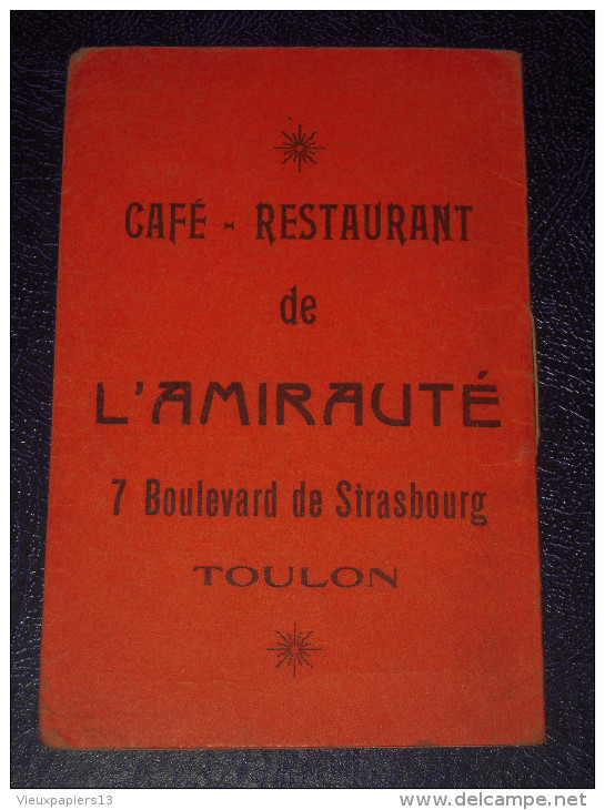 Radio TSF Rare Carte De Membre De 1932 Association Des S.Filistes De Toulon Et Du Var/Café De L'Amirauté Toulon - Other & Unclassified