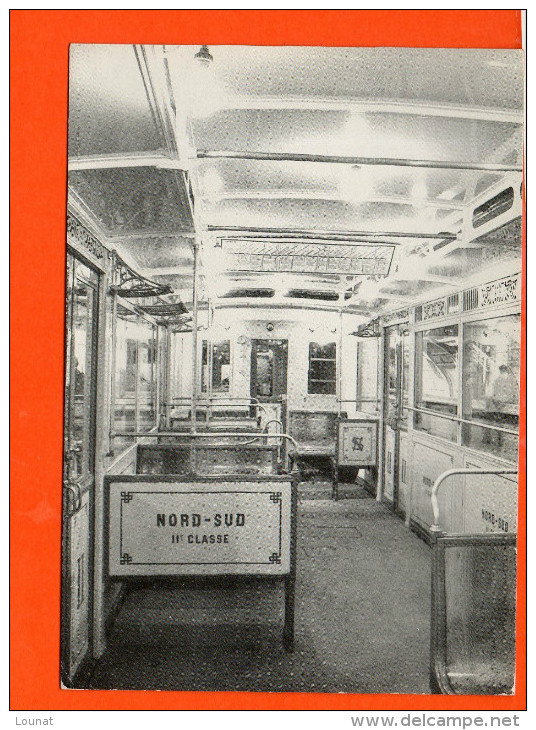 Photos RATP - Voiture Nord-Sud (1910)- Collection "Chic Et Choc" - Métro