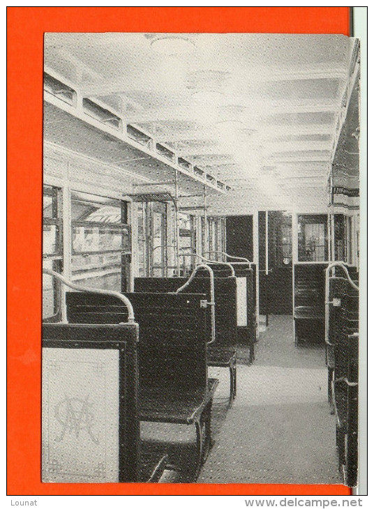 Photos RATP - Motrice 500 Sprague - Thomson (1908) Intérieur Métro - Collection "Chic Et Choc" - Metro