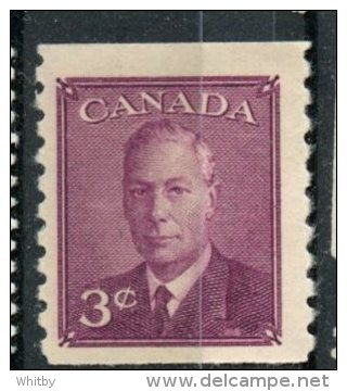 Canada 1949 3 Cent King George VI Issue #296  MH - Nuovi