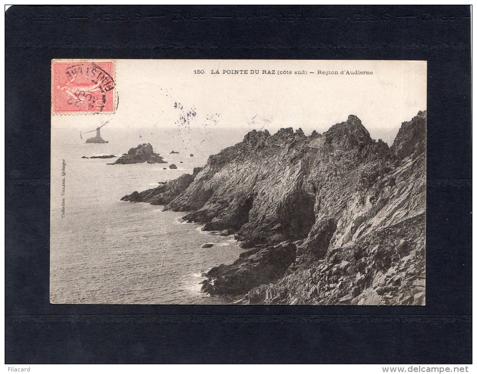 48958   Francia,     La  Pointe  Du  Raz (cote Sud),  Region D"Audierne,  VG  1905 - Plogoff