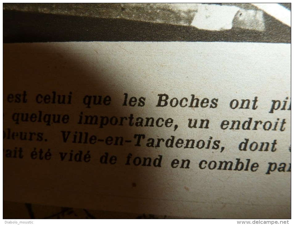 1918 LPDF:Aviateur Guérin;Soissons;PROVENCE; Moreuil;Rouvrelles;Montdidier;Villers-Cot.;Ville-en-;Oulchy-la-V ;ECHO S