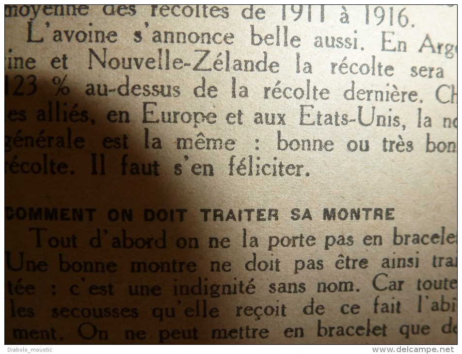 1918 LPDF:Aviateur Guérin;Soissons;PROVENCE; Moreuil;Rouvrelles;Montdidier;Villers-Cot.;Ville-en-;Oulchy-la-V ;ECHO S