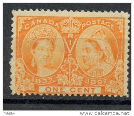 Canada 1897 1 Cent Victoria Jubilee Issue #51  MH - Unused Stamps