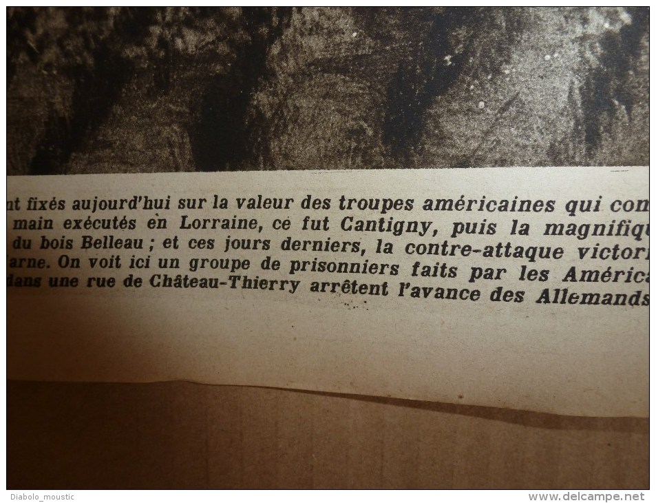 1918 LPDF:Les FOLIES;Malvy;Tanks;Cantigny;Défilé soldats amis(Grec,Serb,Belg,UK,Tchéc,US..etc);France's Day;ECHOS divers