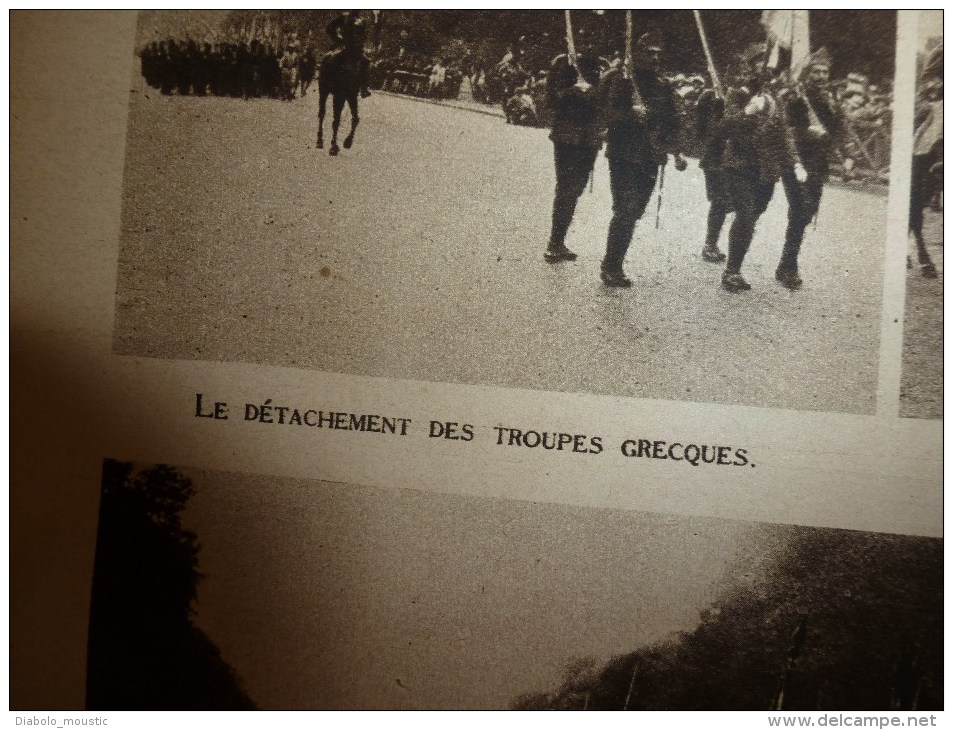 1918 LPDF:Les FOLIES;Malvy;Tanks;Cantigny;Défilé soldats amis(Grec,Serb,Belg,UK,Tchéc,US..etc);France's Day;ECHOS divers