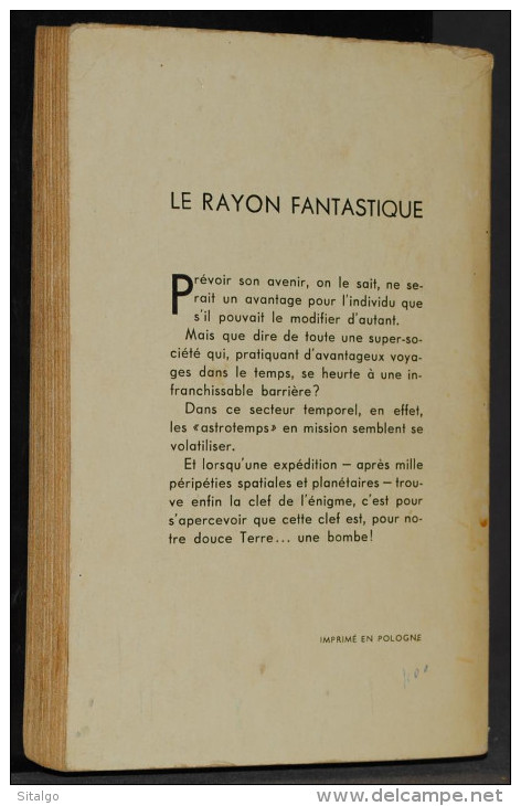 SF-VERS UN AVENIR PERDU-P. BARBET-1962-RAYON FANTASTIQUE - Le Rayon Fantastique