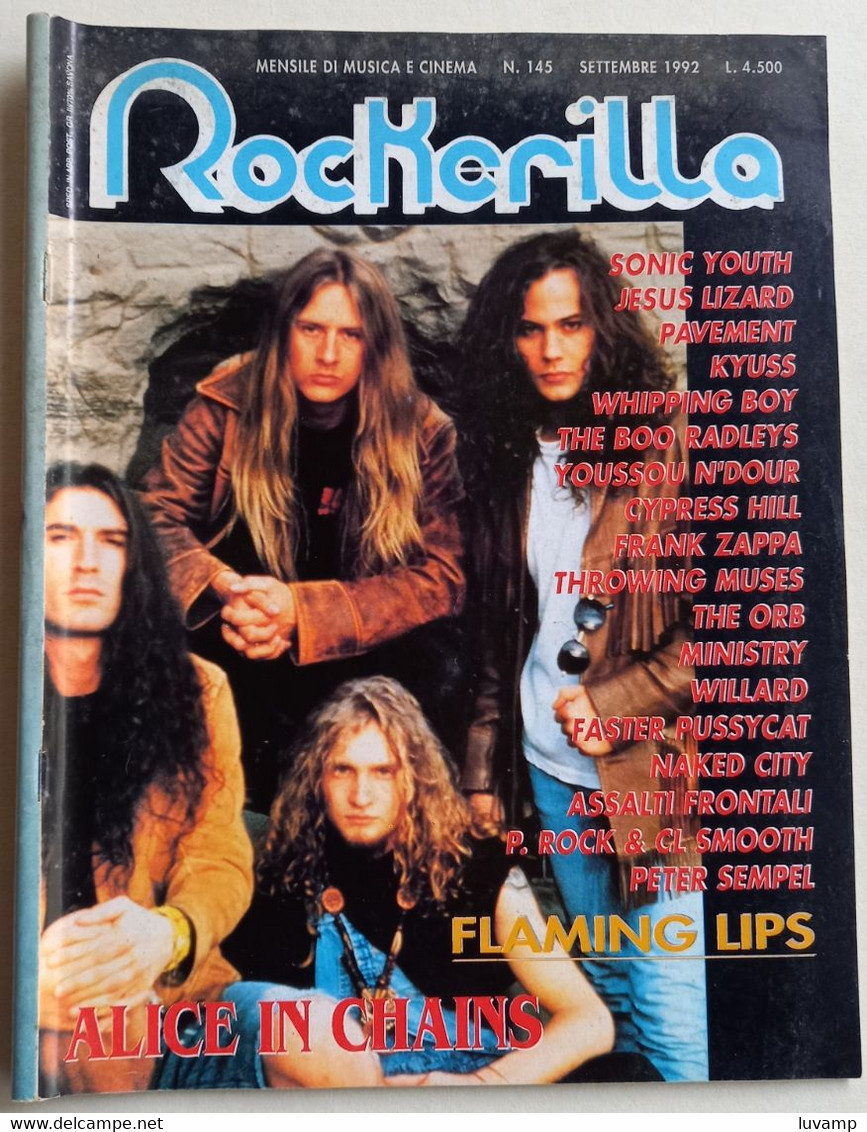 ROCKERILLA  154 DEL SETTEMBRE 1992 ( CART 52) - Musik