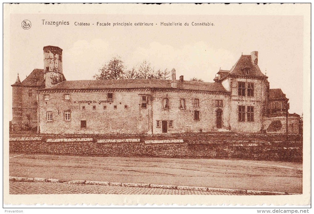 TRAZEGNIES - Château - Façade Principale Extérieure - Hostellerie Du Connétable - Courcelles