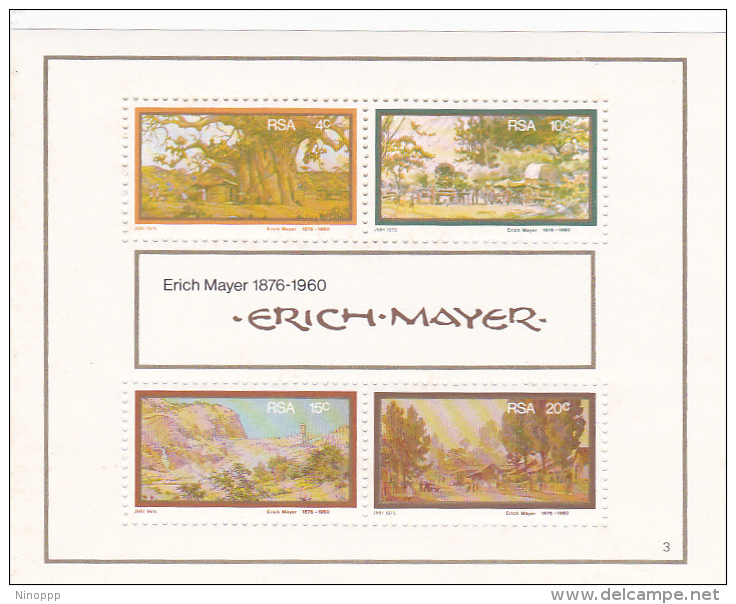 South Africa 1980 Mayer Souvenir Sheet MNH - Gebraucht