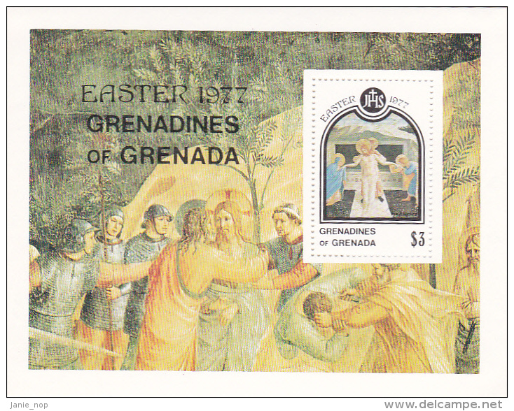 Grenada Grenadines 1977 Easter Souvenir Sheet MNH - Grenade (1974-...)