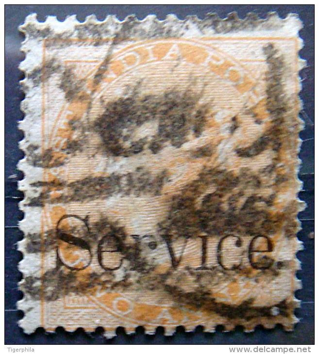 BRITISH INDIA 1867 2annas Queen Victoria SERVICE USED - 1858-79 Compañia Británica Y Gobierno De La Reina