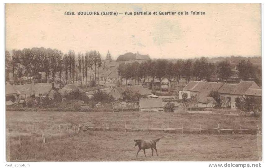 Bouloire Vue Partielle Et Quartier De La Falaise - Cheval - Bouloire