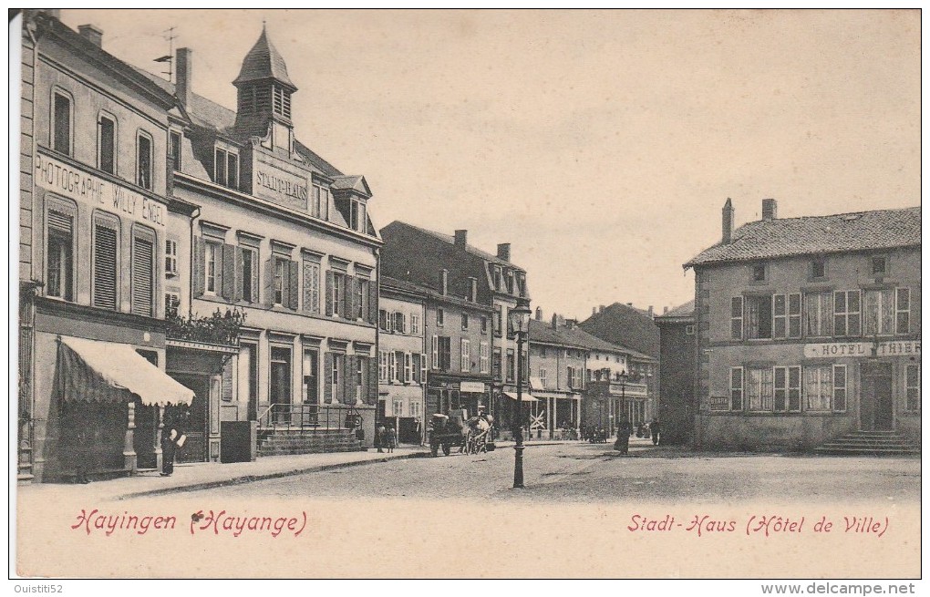 Hayingen Hahange  Stadt Haus Hotel De Ville  Hotel Thiery Photographe Willy Engel - Hayange